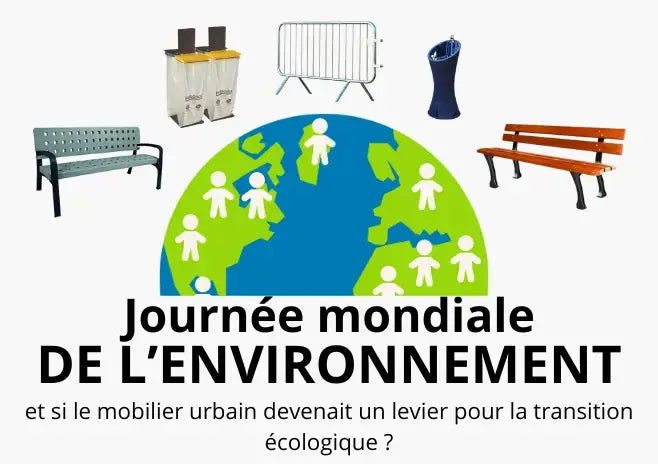 Mobilier urbain écologique en espace public pour la réduction de l’empreinte carbone des villes