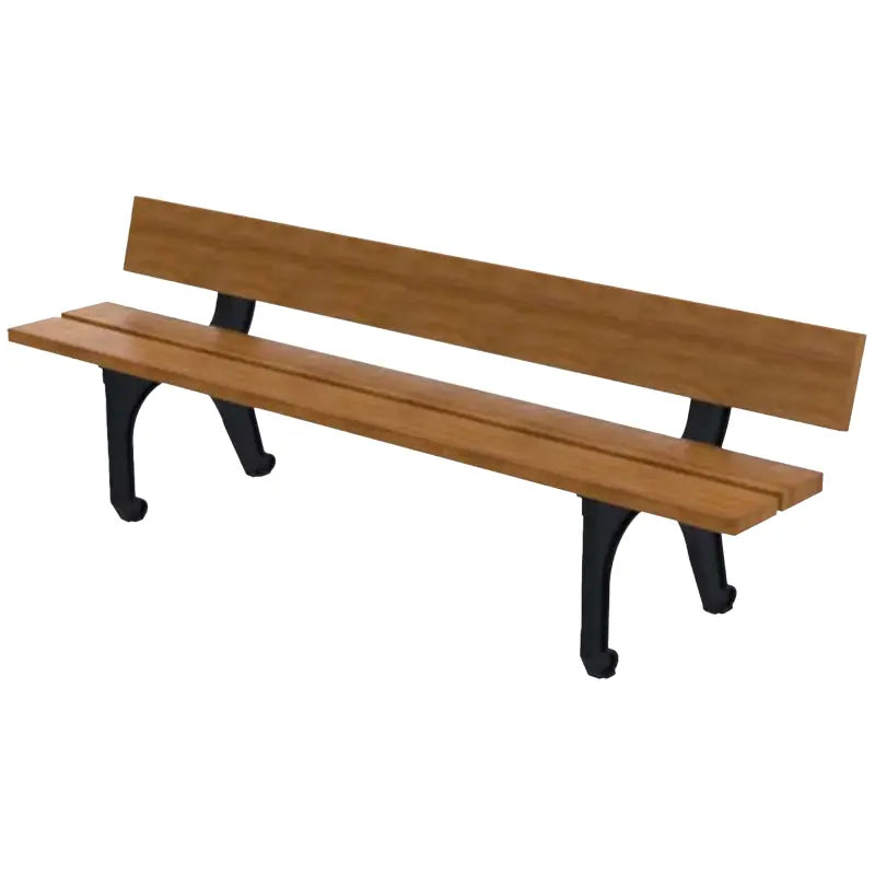 Banc public en bois exotique pour collectivités – France Collectivités