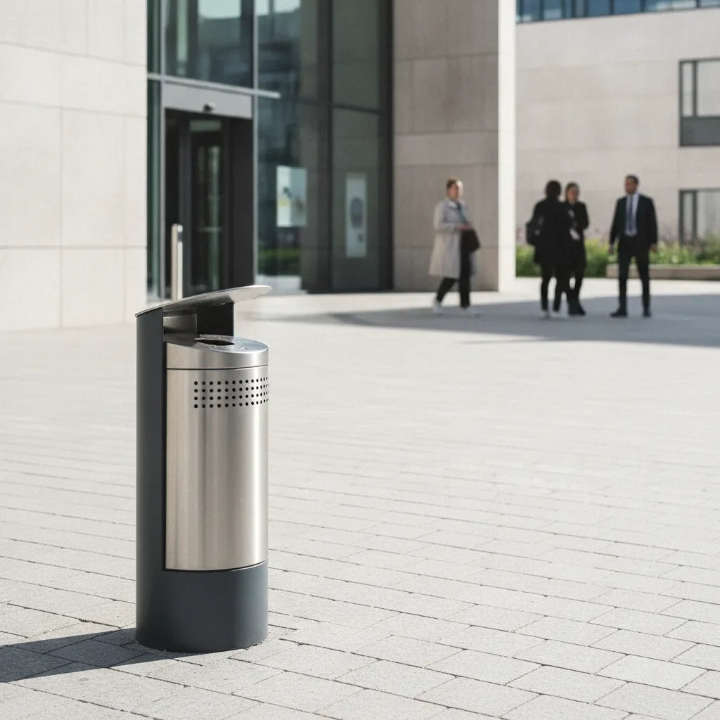 Cendrier urbain extérieur, choisir et installer en 2026