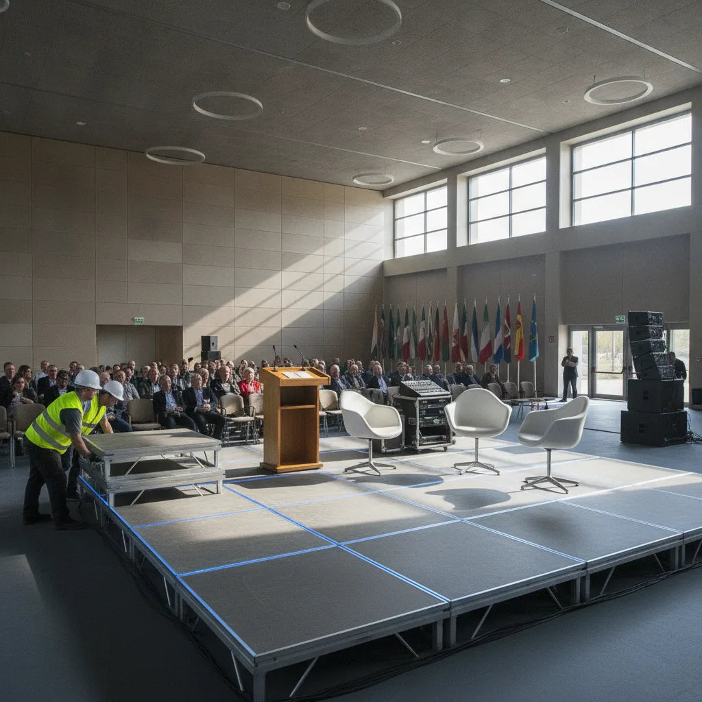 Estrade modulable collectivité, bien choisir en 2026