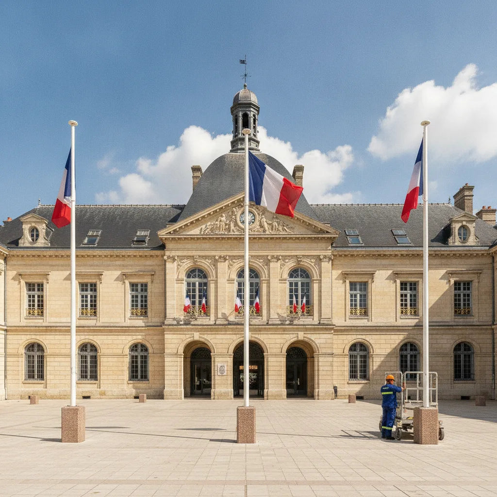 Mât drapeau mairie extérieur, le guide d'achat 2026