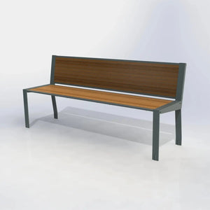 Gamme Imexel Square : mobilier urbain design en acier et compact
