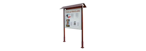 Panneau d'information et affichage libre