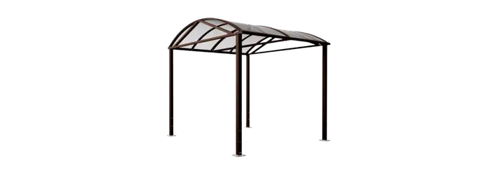 Passage couvert modulable en acier