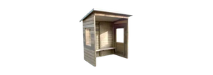 Abri-bus en bois