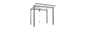 Abri-bus en acier