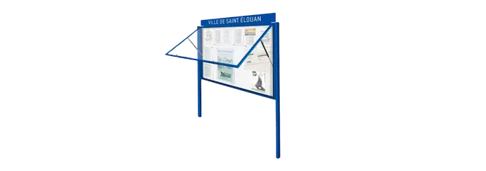 Vitrine pour affichage extérieur