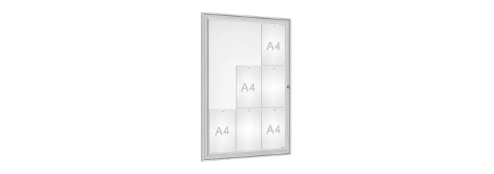 Vitrine pour affichage intérieur : communication et protection professionnelle