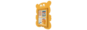 Vitrine affichage enfant