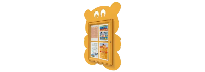 Vitrine affichage enfant pour les établissements éducatifs