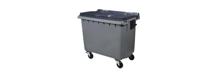 Conteneur poubelle – 45L à 1100L plastique ou acier