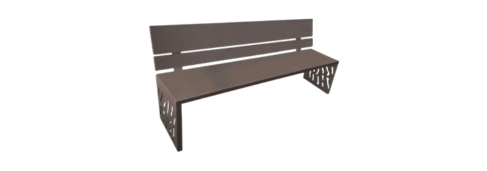 Banc en acier mobilier urbain pour vos espaces publics