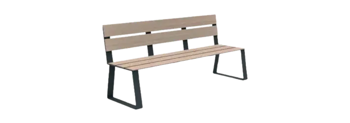 Banc en compact stratifié PEFC