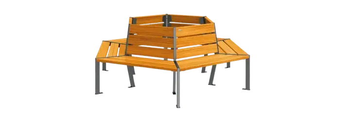 Banc tour d'arbre