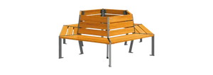 Banc tour d'arbre
