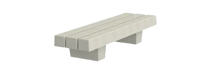 Banquette en béton pour vos espaces publics