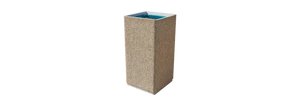 Poubelle en béton