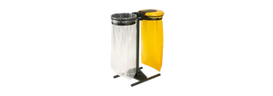 Poubelle vigipirate transparente