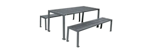 Table de pique-nique en acier