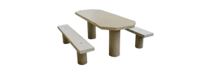 Table de pique-nique en béton