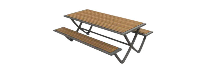 Table de pique-nique compact - durabilité et conception française