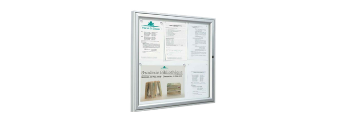 vitrine d'affichage professionnelle