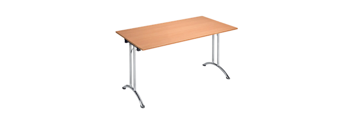 Table pliante en bois pour collectivités et espaces professionnels