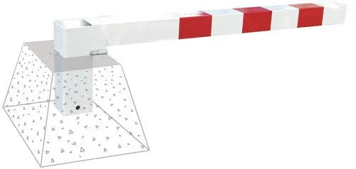 Potelet rabattable pompier 70 x 70 mm france collectivités