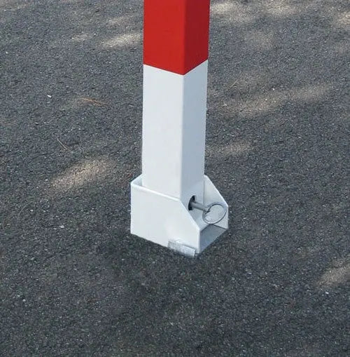 Potelet rabattable pompier 70 x 70 mm france collectivités