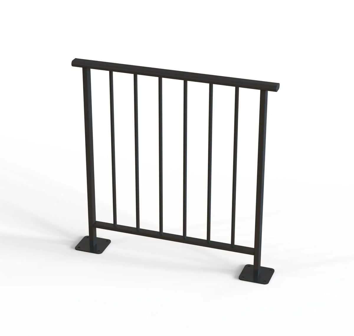Sentinelle Imexel 1,00 m sur platines acier pour une fixation par chevillage sur dalle