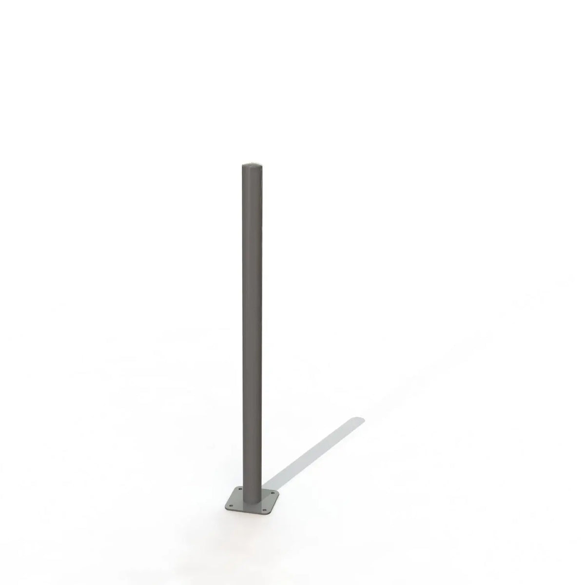 Potelet Cyrius Imexel Ø60 sur platine avec une hauteur totale de 1,10 m