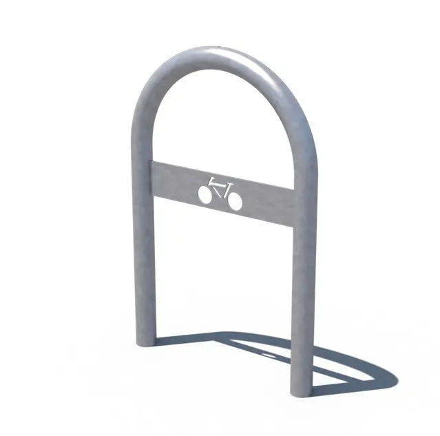 Épingle vélo signalétique Ø 60 galvanisée, version à sceller dans le béton