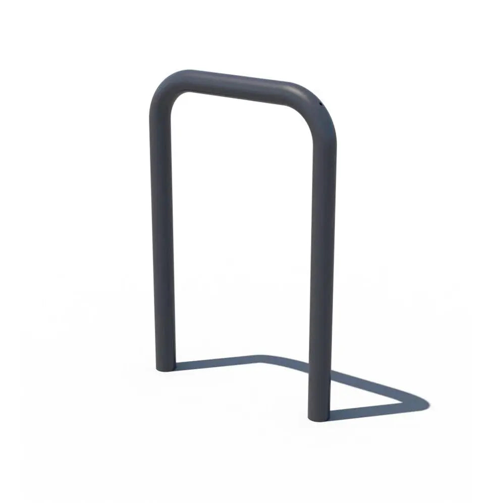 Arceau vélo Ø 60 thermolaqué couleur RAL, version à sceller dans plots béton