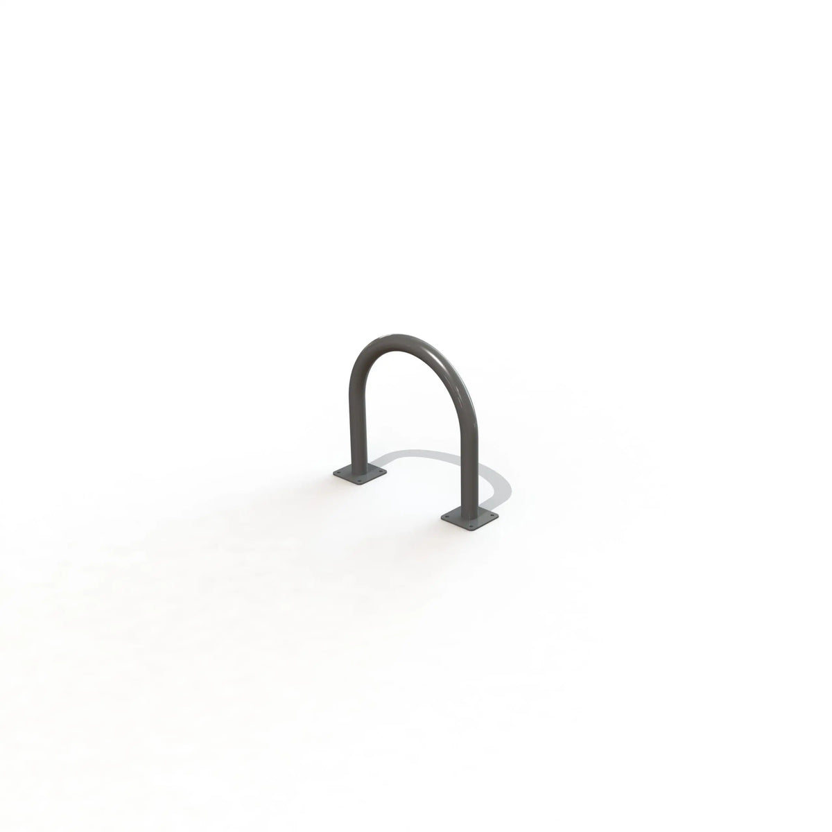 Épingle de protection Ø 60 couleur RAL sur platine acier chevillée