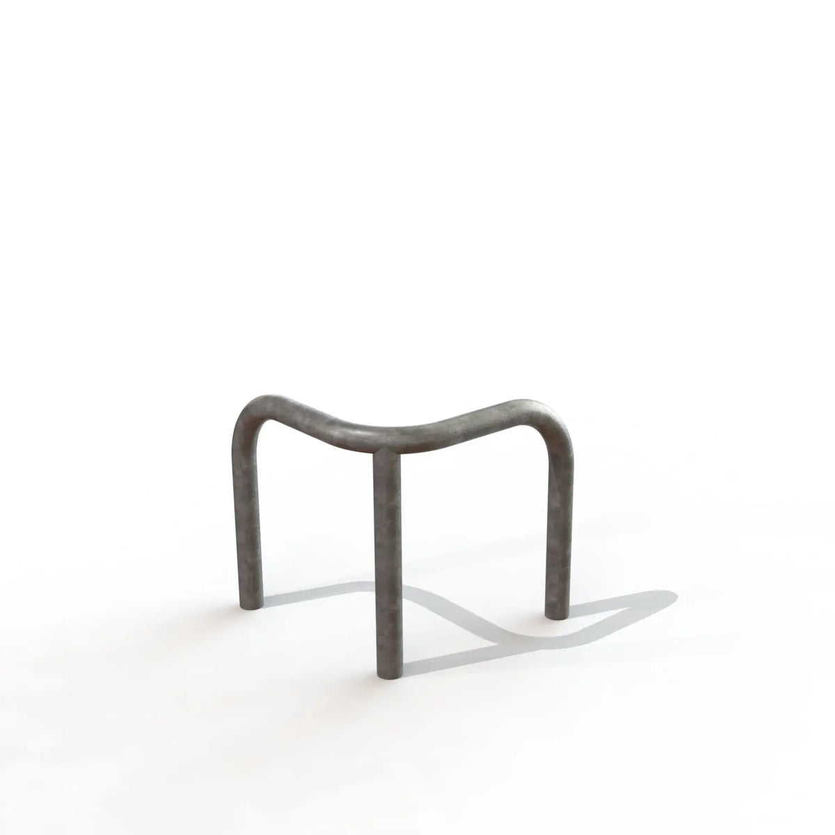 Arceau d'angle galvanisé à sceller 600 x 600 mm, modèle bas