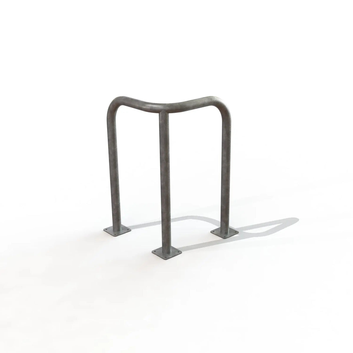 Arceau d'angle galvanisé haut sur platines chevillées, gamme Imexel