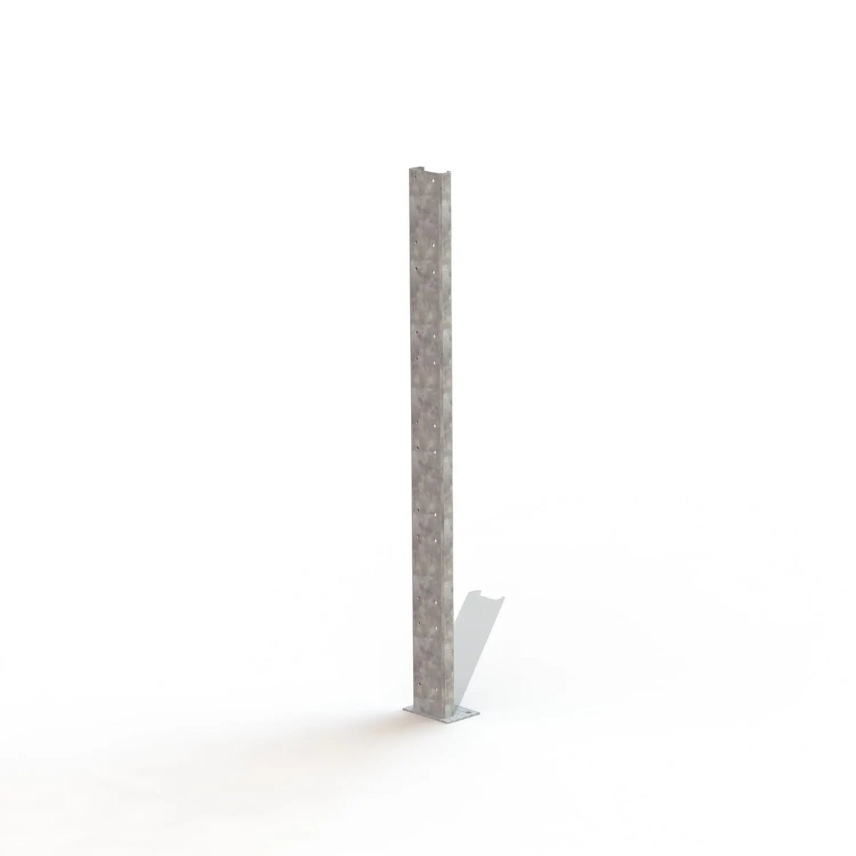 Poteau droit de jonction pour module cache-conteneur six lames