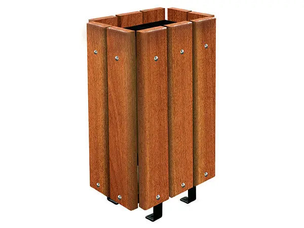 Promo corbeille bois Bilbao 30 litres - France Collectivités