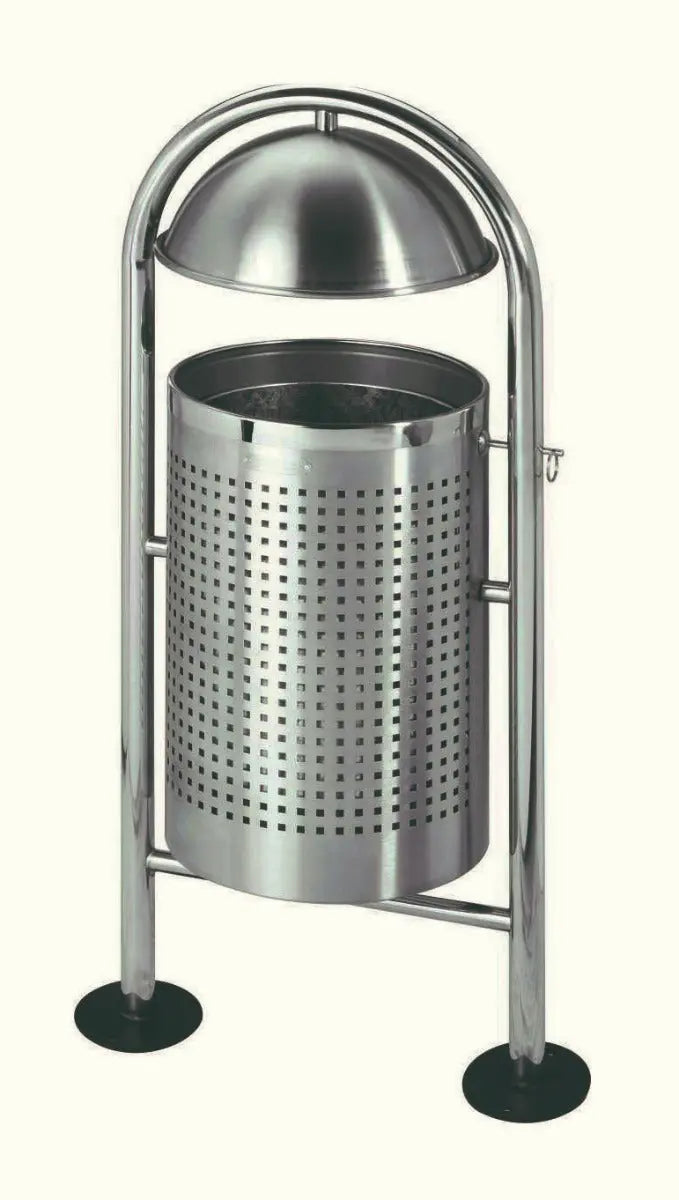 Corbeille inox basculante Lem 30 Litres france collectivités
