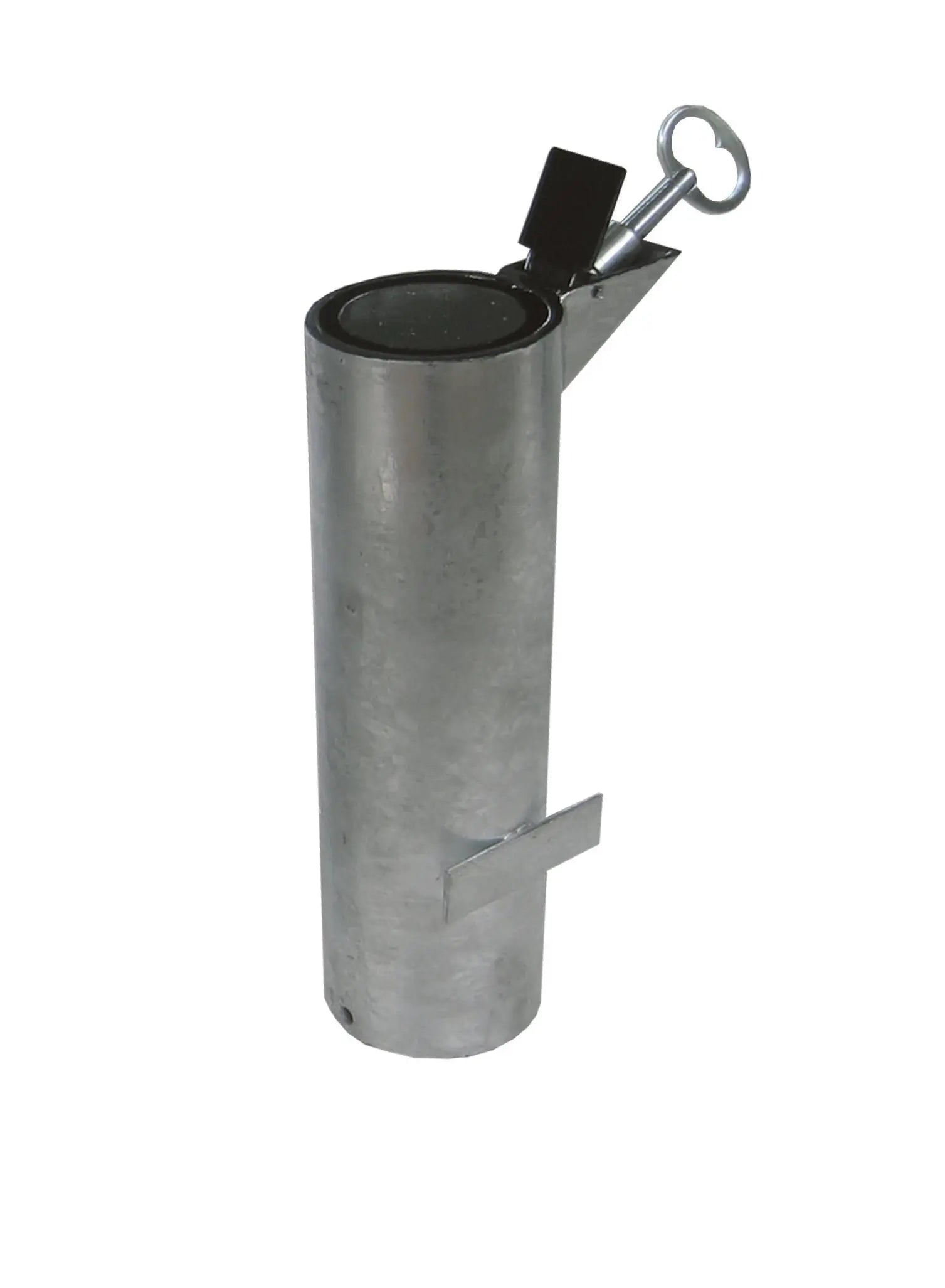 Potelet PMR éco compatible avec fourreau simple ou kit serrure pour installation amovible