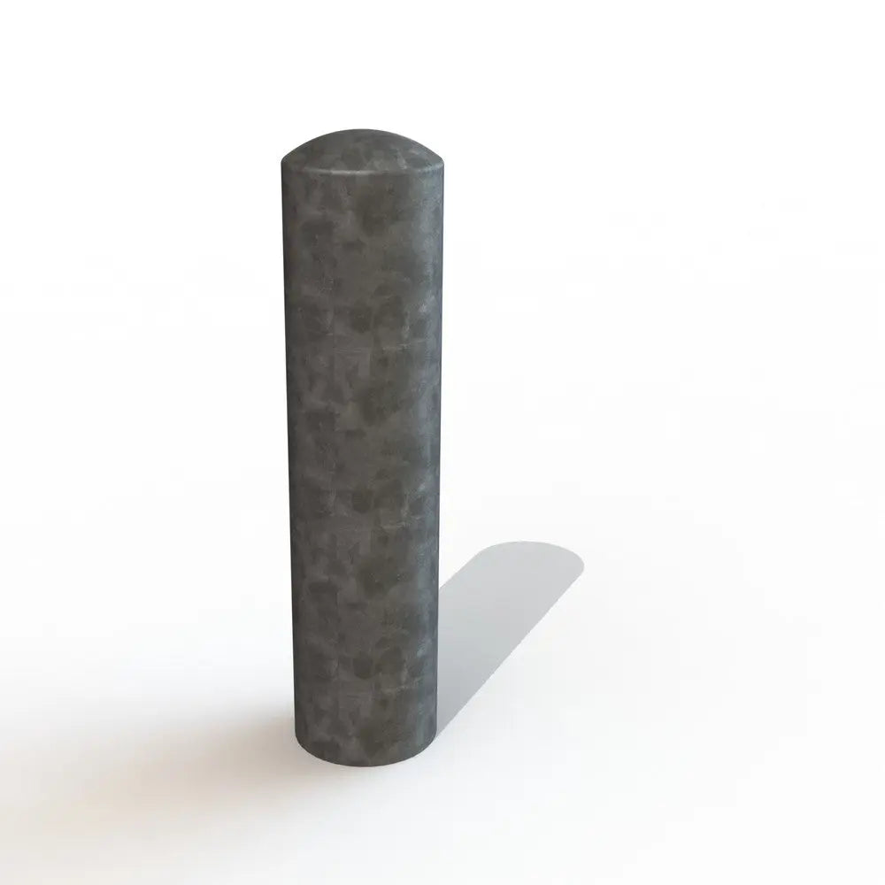 Borne anti-bélier Imexel Ø220 galvanisée sans peinture, hauteur totale 1,25 m