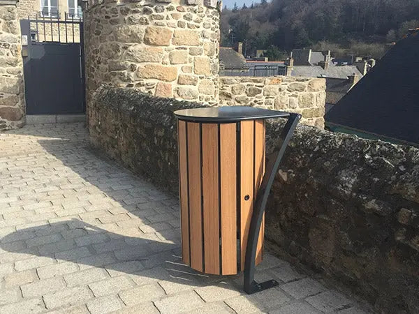 Corbeille en stratifié Annecy 80 ou 120 L france collectivités