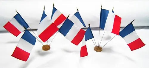 Drapeaux de table France ou Europe france collectivités