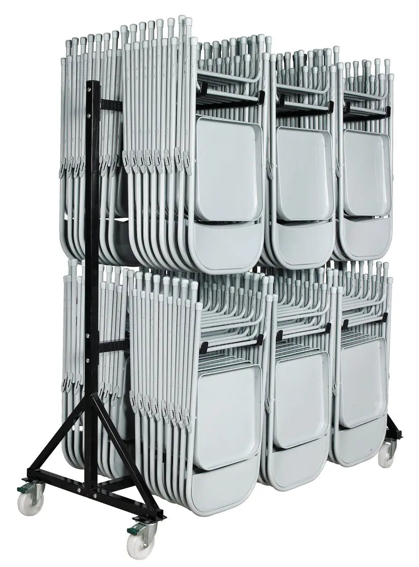 Chariot 96 chaises pliantes - France Collectivités