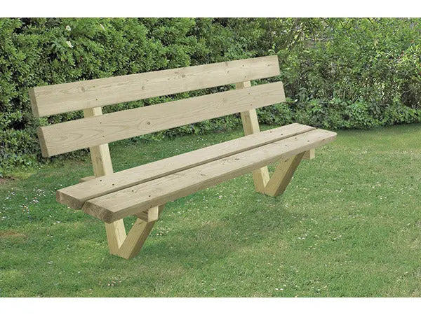 Banc bois Offenbourg pin - France Collectivités