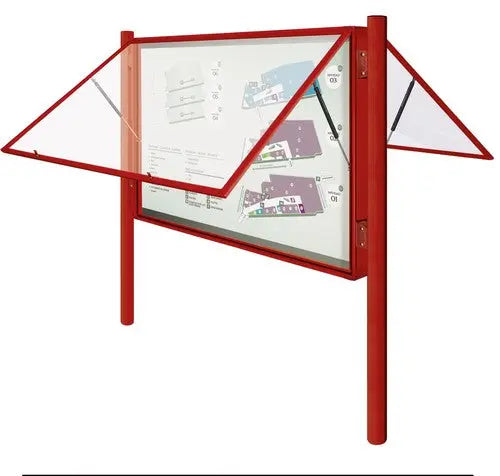 Vitrine 2000 double face france collectivités