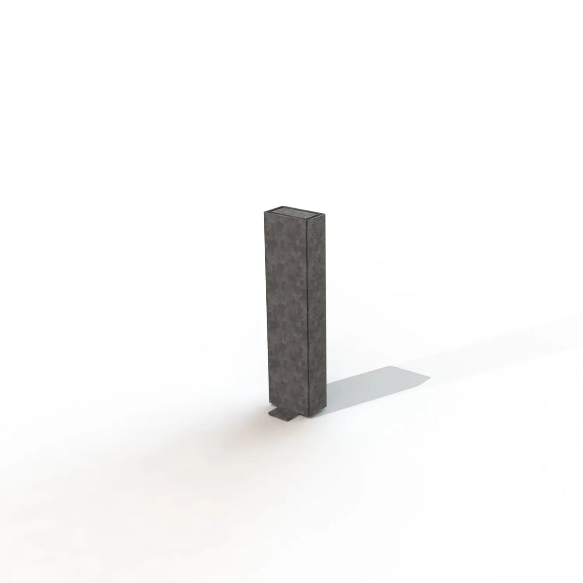 Fourreau galvanisé Imexel à sceller pour tube rectangulaire 60 x 30 mm