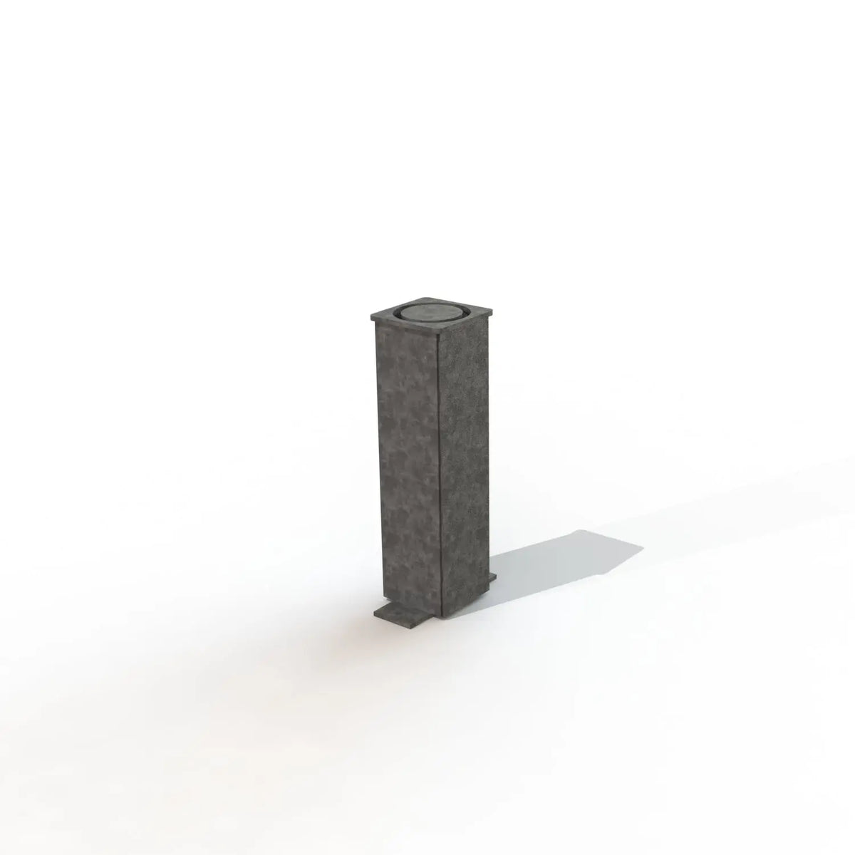 Fourreau à sceller pour potelet Ø 60 mm, acier galvanisé à chaud