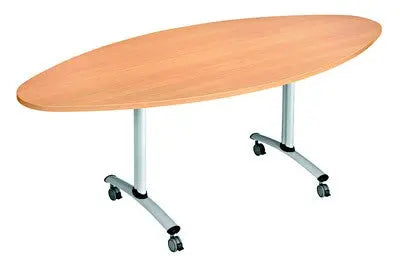 Table basculante ovale mélaminé - France Collectivités