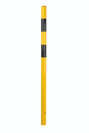 potelet Ø 60 mm H 1400 mm jaune-noir, à sceller france collectivités